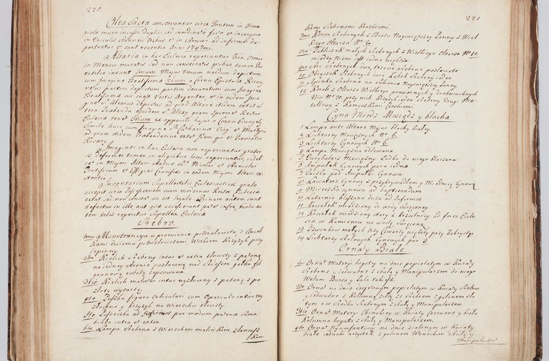 Zdjęcie nr 127 dla obiektu archiwalnego: Acta visitationis ecclesiarum in decanatu Sokolinensi et Kijensi ex commissione Cel. Principis R.D. Andrea Stanislai Kostka comitis in Załuskie Załuski, episcopi Cracoviensis, ducis Severiae, per Josephum Carolum Bleszyński, ecclesiarum cathedralis Cracoviensis et Insignis Collegiatae Sandomiriensis canonicum, expeditae diebus mensium Januarii et Februarii et Martii 1748 anno
