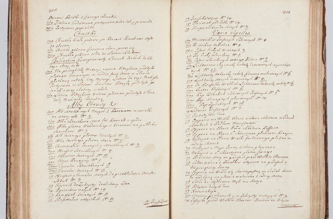 Zdjęcie nr 121 dla obiektu archiwalnego: Acta visitationis ecclesiarum in decanatu Sokolinensi et Kijensi ex commissione Cel. Principis R.D. Andrea Stanislai Kostka comitis in Załuskie Załuski, episcopi Cracoviensis, ducis Severiae, per Josephum Carolum Bleszyński, ecclesiarum cathedralis Cracoviensis et Insignis Collegiatae Sandomiriensis canonicum, expeditae diebus mensium Januarii et Februarii et Martii 1748 anno