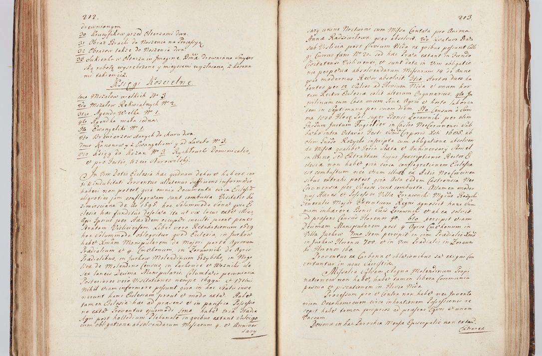 Zdjęcie nr 122 dla obiektu archiwalnego: Acta visitationis ecclesiarum in decanatu Sokolinensi et Kijensi ex commissione Cel. Principis R.D. Andrea Stanislai Kostka comitis in Załuskie Załuski, episcopi Cracoviensis, ducis Severiae, per Josephum Carolum Bleszyński, ecclesiarum cathedralis Cracoviensis et Insignis Collegiatae Sandomiriensis canonicum, expeditae diebus mensium Januarii et Februarii et Martii 1748 anno