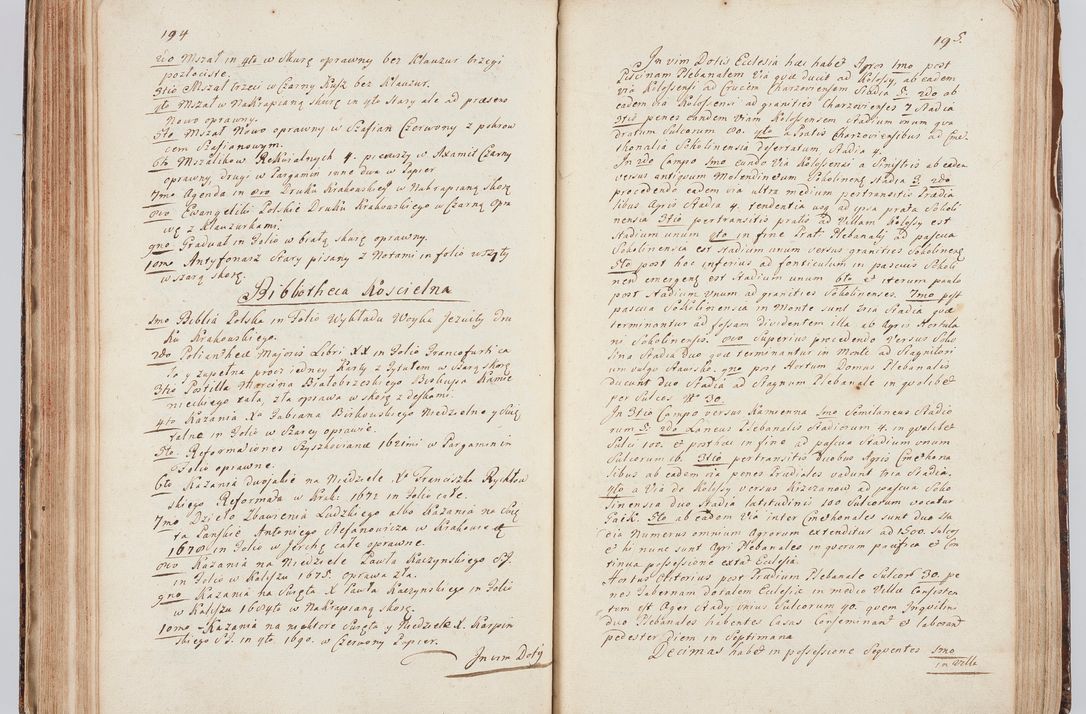 Zdjęcie nr 113 dla obiektu archiwalnego: Acta visitationis ecclesiarum in decanatu Sokolinensi et Kijensi ex commissione Cel. Principis R.D. Andrea Stanislai Kostka comitis in Załuskie Załuski, episcopi Cracoviensis, ducis Severiae, per Josephum Carolum Bleszyński, ecclesiarum cathedralis Cracoviensis et Insignis Collegiatae Sandomiriensis canonicum, expeditae diebus mensium Januarii et Februarii et Martii 1748 anno
