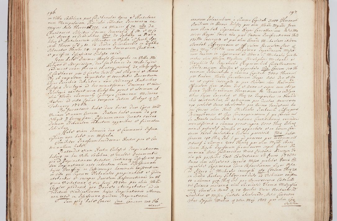 Zdjęcie nr 114 dla obiektu archiwalnego: Acta visitationis ecclesiarum in decanatu Sokolinensi et Kijensi ex commissione Cel. Principis R.D. Andrea Stanislai Kostka comitis in Załuskie Załuski, episcopi Cracoviensis, ducis Severiae, per Josephum Carolum Bleszyński, ecclesiarum cathedralis Cracoviensis et Insignis Collegiatae Sandomiriensis canonicum, expeditae diebus mensium Januarii et Februarii et Martii 1748 anno