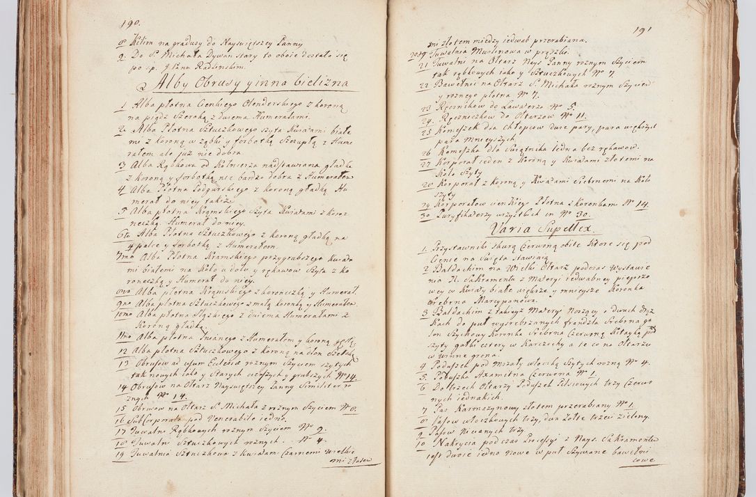 Zdjęcie nr 111 dla obiektu archiwalnego: Acta visitationis ecclesiarum in decanatu Sokolinensi et Kijensi ex commissione Cel. Principis R.D. Andrea Stanislai Kostka comitis in Załuskie Załuski, episcopi Cracoviensis, ducis Severiae, per Josephum Carolum Bleszyński, ecclesiarum cathedralis Cracoviensis et Insignis Collegiatae Sandomiriensis canonicum, expeditae diebus mensium Januarii et Februarii et Martii 1748 anno