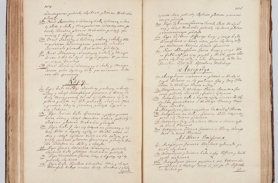 Zdjęcie nr 107 dla obiektu archiwalnego: Acta visitationis ecclesiarum in decanatu Sokolinensi et Kijensi ex commissione Cel. Principis R.D. Andrea Stanislai Kostka comitis in Załuskie Załuski, episcopi Cracoviensis, ducis Severiae, per Josephum Carolum Bleszyński, ecclesiarum cathedralis Cracoviensis et Insignis Collegiatae Sandomiriensis canonicum, expeditae diebus mensium Januarii et Februarii et Martii 1748 anno
