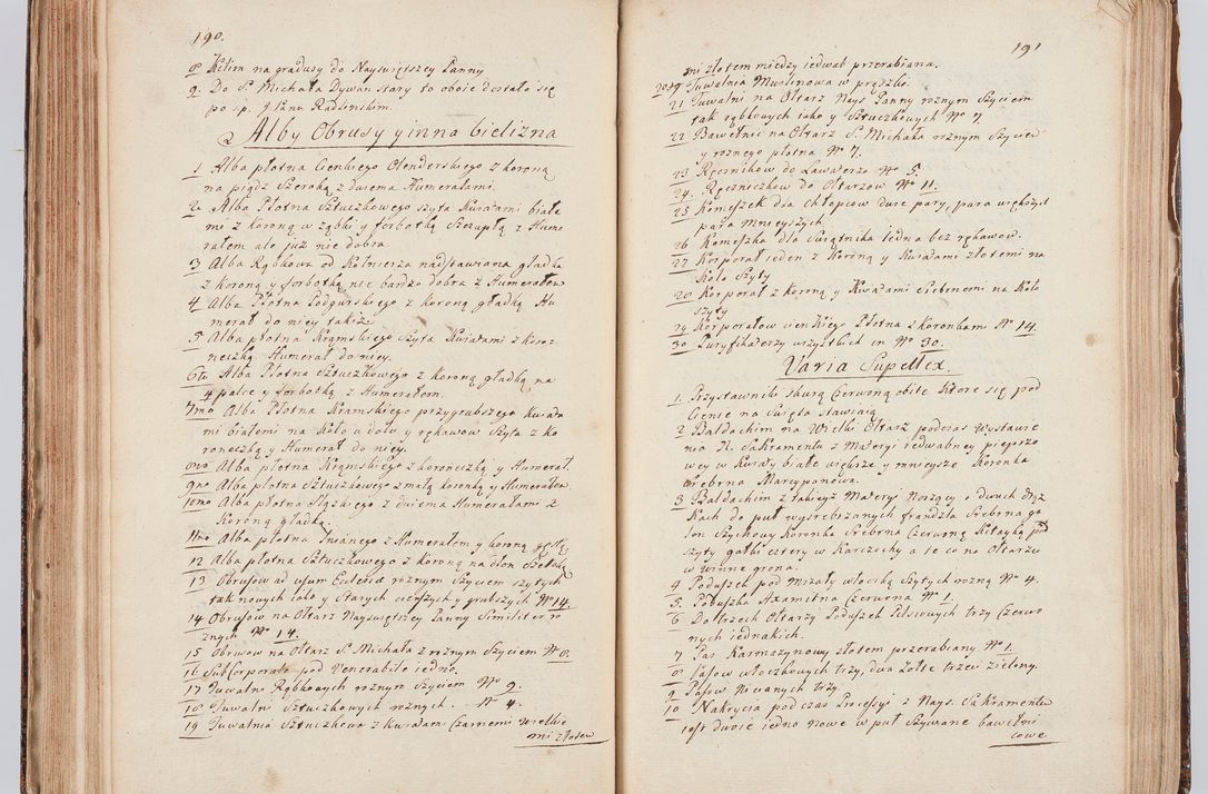 Zdjęcie nr 110 dla obiektu archiwalnego: Acta visitationis ecclesiarum in decanatu Sokolinensi et Kijensi ex commissione Cel. Principis R.D. Andrea Stanislai Kostka comitis in Załuskie Załuski, episcopi Cracoviensis, ducis Severiae, per Josephum Carolum Bleszyński, ecclesiarum cathedralis Cracoviensis et Insignis Collegiatae Sandomiriensis canonicum, expeditae diebus mensium Januarii et Februarii et Martii 1748 anno