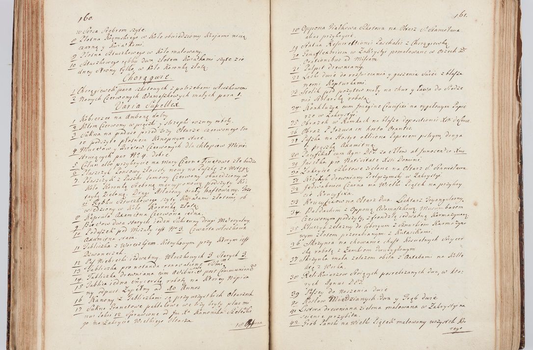Zdjęcie nr 95 dla obiektu archiwalnego: Acta visitationis ecclesiarum in decanatu Sokolinensi et Kijensi ex commissione Cel. Principis R.D. Andrea Stanislai Kostka comitis in Załuskie Załuski, episcopi Cracoviensis, ducis Severiae, per Josephum Carolum Bleszyński, ecclesiarum cathedralis Cracoviensis et Insignis Collegiatae Sandomiriensis canonicum, expeditae diebus mensium Januarii et Februarii et Martii 1748 anno