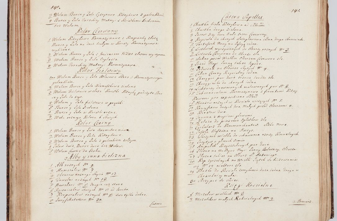 Zdjęcie nr 84 dla obiektu archiwalnego: Acta visitationis ecclesiarum in decanatu Sokolinensi et Kijensi ex commissione Cel. Principis R.D. Andrea Stanislai Kostka comitis in Załuskie Załuski, episcopi Cracoviensis, ducis Severiae, per Josephum Carolum Bleszyński, ecclesiarum cathedralis Cracoviensis et Insignis Collegiatae Sandomiriensis canonicum, expeditae diebus mensium Januarii et Februarii et Martii 1748 anno