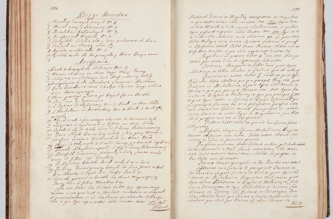 Zdjęcie nr 79 dla obiektu archiwalnego: Acta visitationis ecclesiarum in decanatu Sokolinensi et Kijensi ex commissione Cel. Principis R.D. Andrea Stanislai Kostka comitis in Załuskie Załuski, episcopi Cracoviensis, ducis Severiae, per Josephum Carolum Bleszyński, ecclesiarum cathedralis Cracoviensis et Insignis Collegiatae Sandomiriensis canonicum, expeditae diebus mensium Januarii et Februarii et Martii 1748 anno