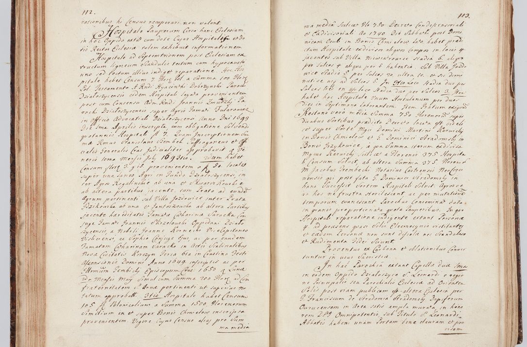 Zdjęcie nr 70 dla obiektu archiwalnego: Acta visitationis ecclesiarum in decanatu Sokolinensi et Kijensi ex commissione Cel. Principis R.D. Andrea Stanislai Kostka comitis in Załuskie Załuski, episcopi Cracoviensis, ducis Severiae, per Josephum Carolum Bleszyński, ecclesiarum cathedralis Cracoviensis et Insignis Collegiatae Sandomiriensis canonicum, expeditae diebus mensium Januarii et Februarii et Martii 1748 anno