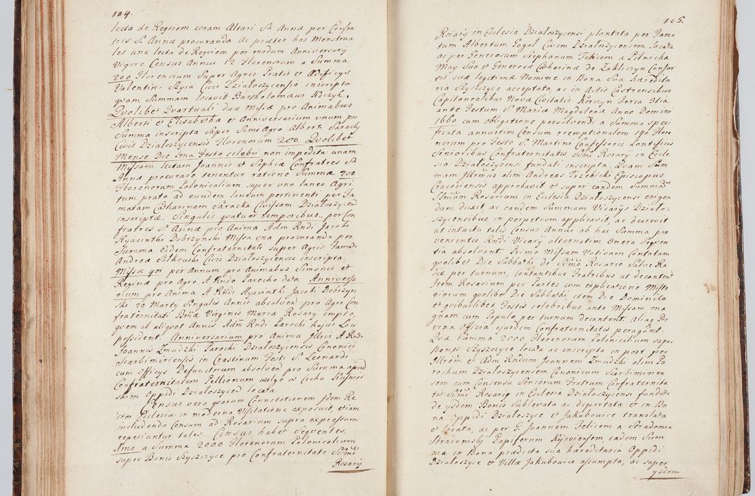 Zdjęcie nr 66 dla obiektu archiwalnego: Acta visitationis ecclesiarum in decanatu Sokolinensi et Kijensi ex commissione Cel. Principis R.D. Andrea Stanislai Kostka comitis in Załuskie Załuski, episcopi Cracoviensis, ducis Severiae, per Josephum Carolum Bleszyński, ecclesiarum cathedralis Cracoviensis et Insignis Collegiatae Sandomiriensis canonicum, expeditae diebus mensium Januarii et Februarii et Martii 1748 anno