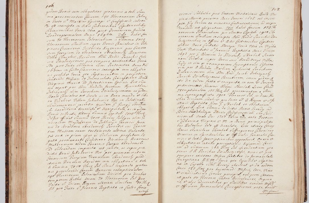 Zdjęcie nr 67 dla obiektu archiwalnego: Acta visitationis ecclesiarum in decanatu Sokolinensi et Kijensi ex commissione Cel. Principis R.D. Andrea Stanislai Kostka comitis in Załuskie Załuski, episcopi Cracoviensis, ducis Severiae, per Josephum Carolum Bleszyński, ecclesiarum cathedralis Cracoviensis et Insignis Collegiatae Sandomiriensis canonicum, expeditae diebus mensium Januarii et Februarii et Martii 1748 anno