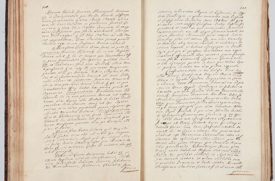 Zdjęcie nr 64 dla obiektu archiwalnego: Acta visitationis ecclesiarum in decanatu Sokolinensi et Kijensi ex commissione Cel. Principis R.D. Andrea Stanislai Kostka comitis in Załuskie Załuski, episcopi Cracoviensis, ducis Severiae, per Josephum Carolum Bleszyński, ecclesiarum cathedralis Cracoviensis et Insignis Collegiatae Sandomiriensis canonicum, expeditae diebus mensium Januarii et Februarii et Martii 1748 anno