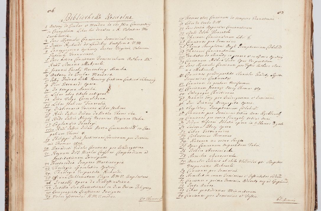 Zdjęcie nr 56 dla obiektu archiwalnego: Acta visitationis ecclesiarum in decanatu Sokolinensi et Kijensi ex commissione Cel. Principis R.D. Andrea Stanislai Kostka comitis in Załuskie Załuski, episcopi Cracoviensis, ducis Severiae, per Josephum Carolum Bleszyński, ecclesiarum cathedralis Cracoviensis et Insignis Collegiatae Sandomiriensis canonicum, expeditae diebus mensium Januarii et Februarii et Martii 1748 anno