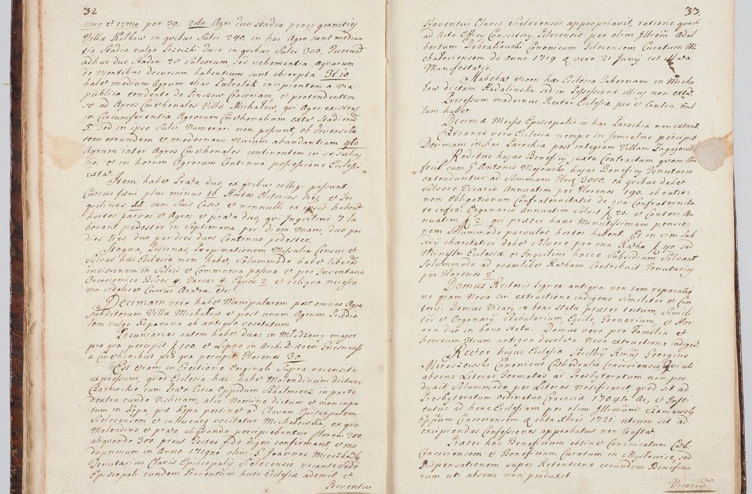 Zdjęcie nr 27 dla obiektu archiwalnego: Acta visitationis ecclesiarum in decanatu Sokolinensi et Kijensi ex commissione Cel. Principis R.D. Andrea Stanislai Kostka comitis in Załuskie Załuski, episcopi Cracoviensis, ducis Severiae, per Josephum Carolum Bleszyński, ecclesiarum cathedralis Cracoviensis et Insignis Collegiatae Sandomiriensis canonicum, expeditae diebus mensium Januarii et Februarii et Martii 1748 anno