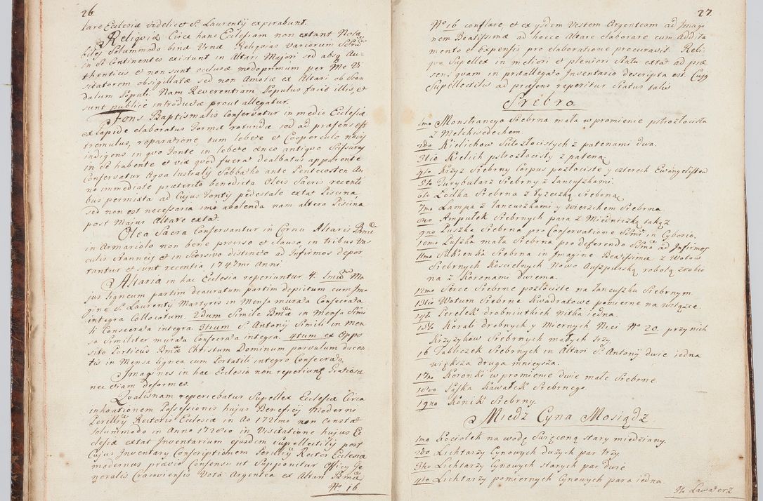 Zdjęcie nr 23 dla obiektu archiwalnego: Acta visitationis ecclesiarum in decanatu Sokolinensi et Kijensi ex commissione Cel. Principis R.D. Andrea Stanislai Kostka comitis in Załuskie Załuski, episcopi Cracoviensis, ducis Severiae, per Josephum Carolum Bleszyński, ecclesiarum cathedralis Cracoviensis et Insignis Collegiatae Sandomiriensis canonicum, expeditae diebus mensium Januarii et Februarii et Martii 1748 anno