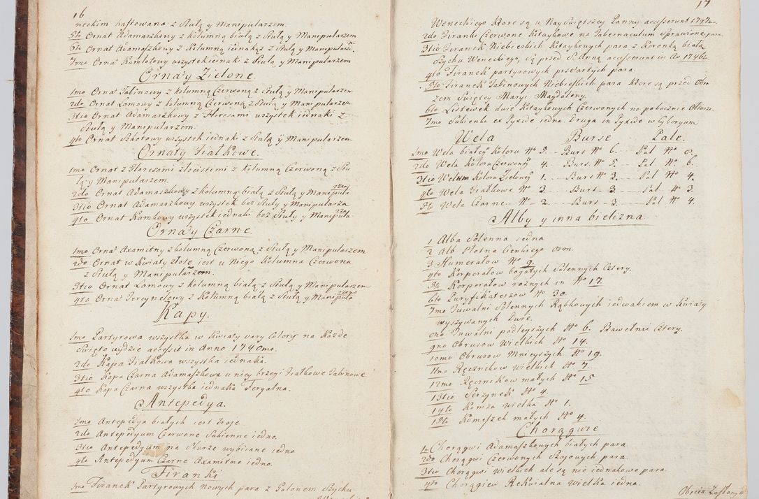 Zdjęcie nr 17 dla obiektu archiwalnego: Acta visitationis ecclesiarum in decanatu Sokolinensi et Kijensi ex commissione Cel. Principis R.D. Andrea Stanislai Kostka comitis in Załuskie Załuski, episcopi Cracoviensis, ducis Severiae, per Josephum Carolum Bleszyński, ecclesiarum cathedralis Cracoviensis et Insignis Collegiatae Sandomiriensis canonicum, expeditae diebus mensium Januarii et Februarii et Martii 1748 anno