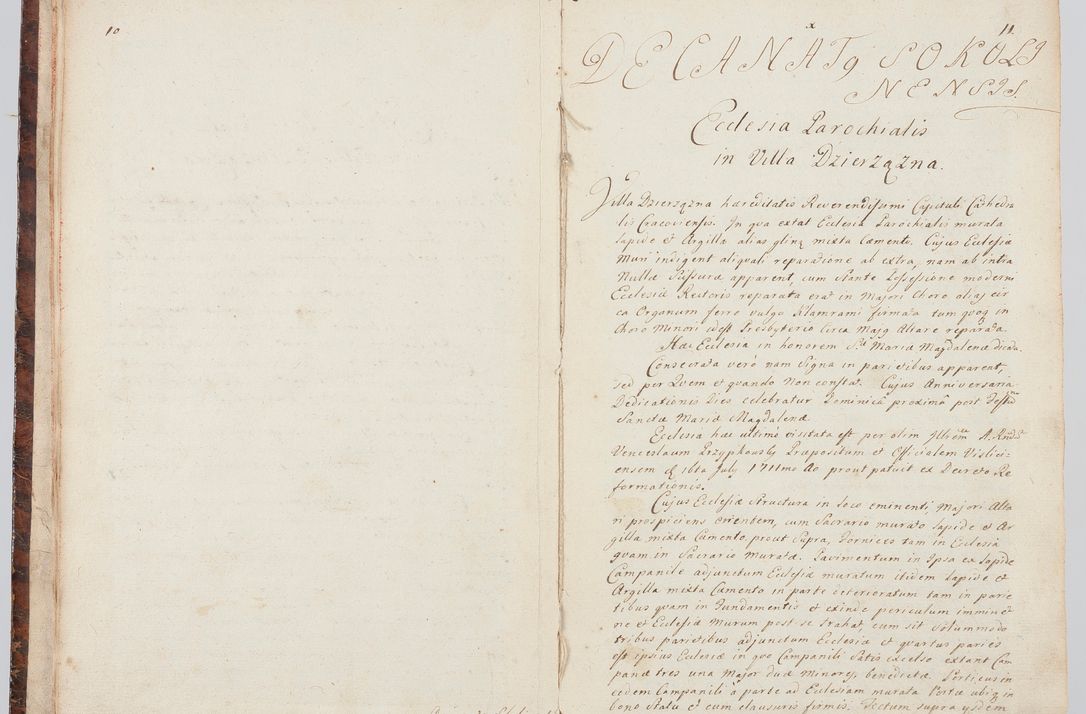 Zdjęcie nr 14 dla obiektu archiwalnego: Acta visitationis ecclesiarum in decanatu Sokolinensi et Kijensi ex commissione Cel. Principis R.D. Andrea Stanislai Kostka comitis in Załuskie Załuski, episcopi Cracoviensis, ducis Severiae, per Josephum Carolum Bleszyński, ecclesiarum cathedralis Cracoviensis et Insignis Collegiatae Sandomiriensis canonicum, expeditae diebus mensium Januarii et Februarii et Martii 1748 anno