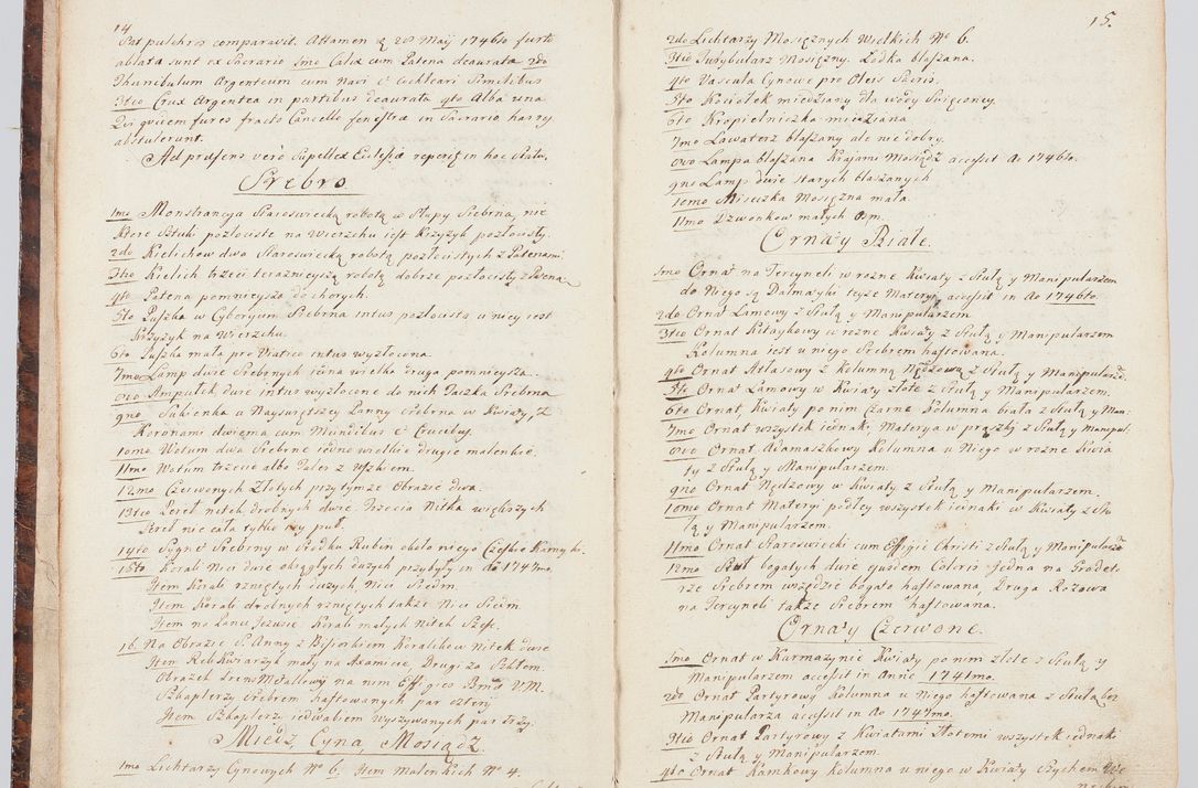 Zdjęcie nr 16 dla obiektu archiwalnego: Acta visitationis ecclesiarum in decanatu Sokolinensi et Kijensi ex commissione Cel. Principis R.D. Andrea Stanislai Kostka comitis in Załuskie Załuski, episcopi Cracoviensis, ducis Severiae, per Josephum Carolum Bleszyński, ecclesiarum cathedralis Cracoviensis et Insignis Collegiatae Sandomiriensis canonicum, expeditae diebus mensium Januarii et Februarii et Martii 1748 anno