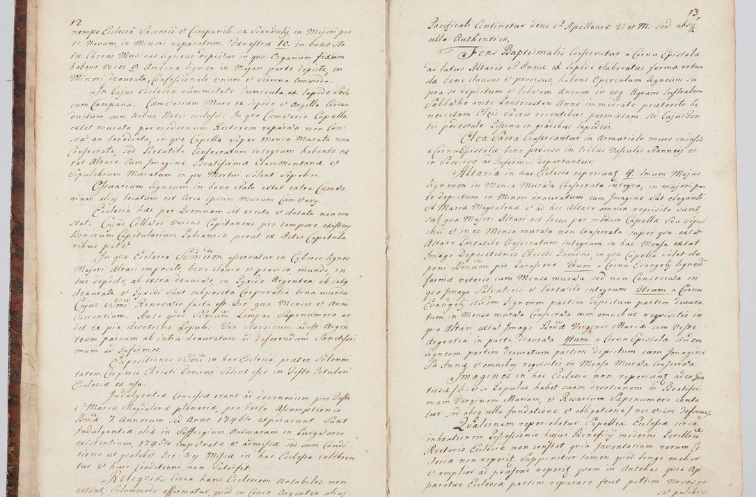 Zdjęcie nr 15 dla obiektu archiwalnego: Acta visitationis ecclesiarum in decanatu Sokolinensi et Kijensi ex commissione Cel. Principis R.D. Andrea Stanislai Kostka comitis in Załuskie Załuski, episcopi Cracoviensis, ducis Severiae, per Josephum Carolum Bleszyński, ecclesiarum cathedralis Cracoviensis et Insignis Collegiatae Sandomiriensis canonicum, expeditae diebus mensium Januarii et Februarii et Martii 1748 anno