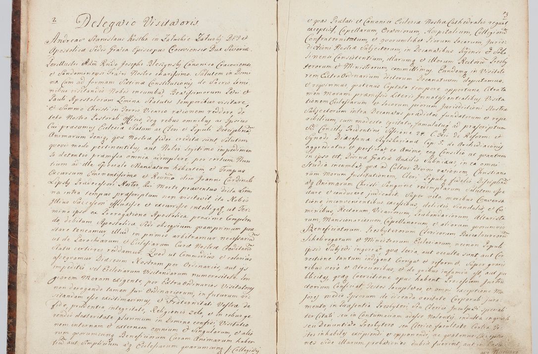 Zdjęcie nr 9 dla obiektu archiwalnego: Acta visitationis ecclesiarum in decanatu Sokolinensi et Kijensi ex commissione Cel. Principis R.D. Andrea Stanislai Kostka comitis in Załuskie Załuski, episcopi Cracoviensis, ducis Severiae, per Josephum Carolum Bleszyński, ecclesiarum cathedralis Cracoviensis et Insignis Collegiatae Sandomiriensis canonicum, expeditae diebus mensium Januarii et Februarii et Martii 1748 anno