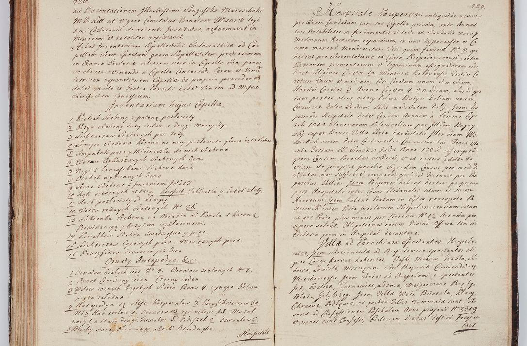 Zdjęcie nr 137 dla obiektu archiwalnego: Acta visitationis ecclesiarum in decanatu Wielicensi ex commissione Cel. Principis R.D. Andrea Stanislai Kostka comitis in Załuskie Załuski, episcopi Cracoviensis, ducis Severiae, per Franciscum Skarbek Borowski, canonicum cathedralem Cracoviensem, expeditae mense Septembri a.D. 1748