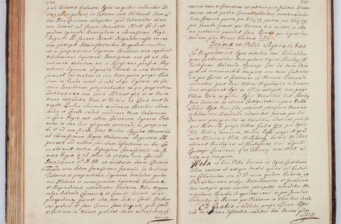 Zdjęcie nr 133 dla obiektu archiwalnego: Acta visitationis ecclesiarum in decanatu Wielicensi ex commissione Cel. Principis R.D. Andrea Stanislai Kostka comitis in Załuskie Załuski, episcopi Cracoviensis, ducis Severiae, per Franciscum Skarbek Borowski, canonicum cathedralem Cracoviensem, expeditae mense Septembri a.D. 1748