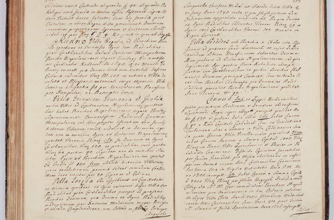 Zdjęcie nr 134 dla obiektu archiwalnego: Acta visitationis ecclesiarum in decanatu Wielicensi ex commissione Cel. Principis R.D. Andrea Stanislai Kostka comitis in Załuskie Załuski, episcopi Cracoviensis, ducis Severiae, per Franciscum Skarbek Borowski, canonicum cathedralem Cracoviensem, expeditae mense Septembri a.D. 1748