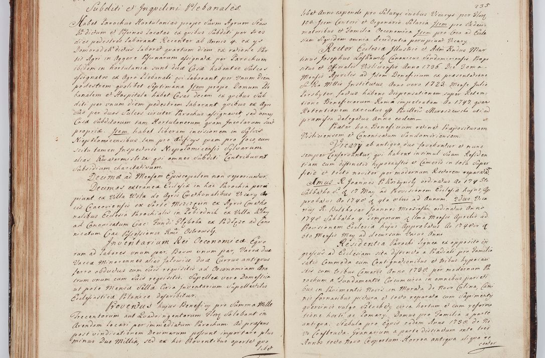 Zdjęcie nr 135 dla obiektu archiwalnego: Acta visitationis ecclesiarum in decanatu Wielicensi ex commissione Cel. Principis R.D. Andrea Stanislai Kostka comitis in Załuskie Załuski, episcopi Cracoviensis, ducis Severiae, per Franciscum Skarbek Borowski, canonicum cathedralem Cracoviensem, expeditae mense Septembri a.D. 1748