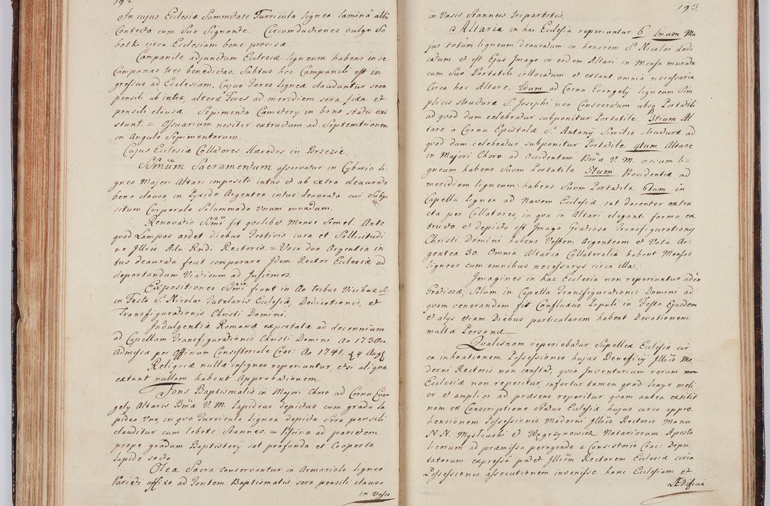 Zdjęcie nr 112 dla obiektu archiwalnego: Acta visitationis ecclesiarum in decanatu Wielicensi ex commissione Cel. Principis R.D. Andrea Stanislai Kostka comitis in Załuskie Załuski, episcopi Cracoviensis, ducis Severiae, per Franciscum Skarbek Borowski, canonicum cathedralem Cracoviensem, expeditae mense Septembri a.D. 1748