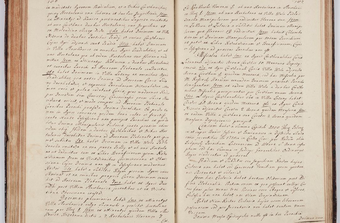 Zdjęcie nr 109 dla obiektu archiwalnego: Acta visitationis ecclesiarum in decanatu Wielicensi ex commissione Cel. Principis R.D. Andrea Stanislai Kostka comitis in Załuskie Załuski, episcopi Cracoviensis, ducis Severiae, per Franciscum Skarbek Borowski, canonicum cathedralem Cracoviensem, expeditae mense Septembri a.D. 1748