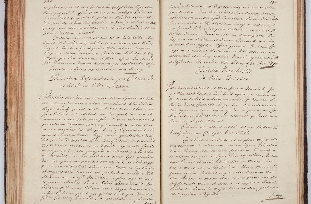 Zdjęcie nr 111 dla obiektu archiwalnego: Acta visitationis ecclesiarum in decanatu Wielicensi ex commissione Cel. Principis R.D. Andrea Stanislai Kostka comitis in Załuskie Załuski, episcopi Cracoviensis, ducis Severiae, per Franciscum Skarbek Borowski, canonicum cathedralem Cracoviensem, expeditae mense Septembri a.D. 1748
