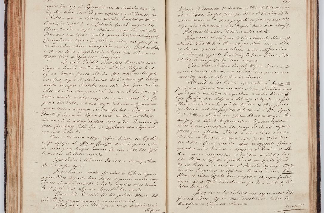 Zdjęcie nr 104 dla obiektu archiwalnego: Acta visitationis ecclesiarum in decanatu Wielicensi ex commissione Cel. Principis R.D. Andrea Stanislai Kostka comitis in Załuskie Załuski, episcopi Cracoviensis, ducis Severiae, per Franciscum Skarbek Borowski, canonicum cathedralem Cracoviensem, expeditae mense Septembri a.D. 1748
