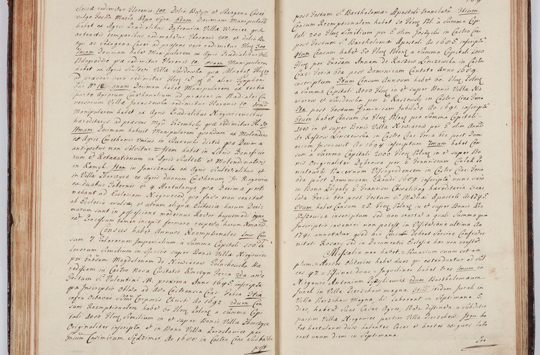 Zdjęcie nr 100 dla obiektu archiwalnego: Acta visitationis ecclesiarum in decanatu Wielicensi ex commissione Cel. Principis R.D. Andrea Stanislai Kostka comitis in Załuskie Załuski, episcopi Cracoviensis, ducis Severiae, per Franciscum Skarbek Borowski, canonicum cathedralem Cracoviensem, expeditae mense Septembri a.D. 1748