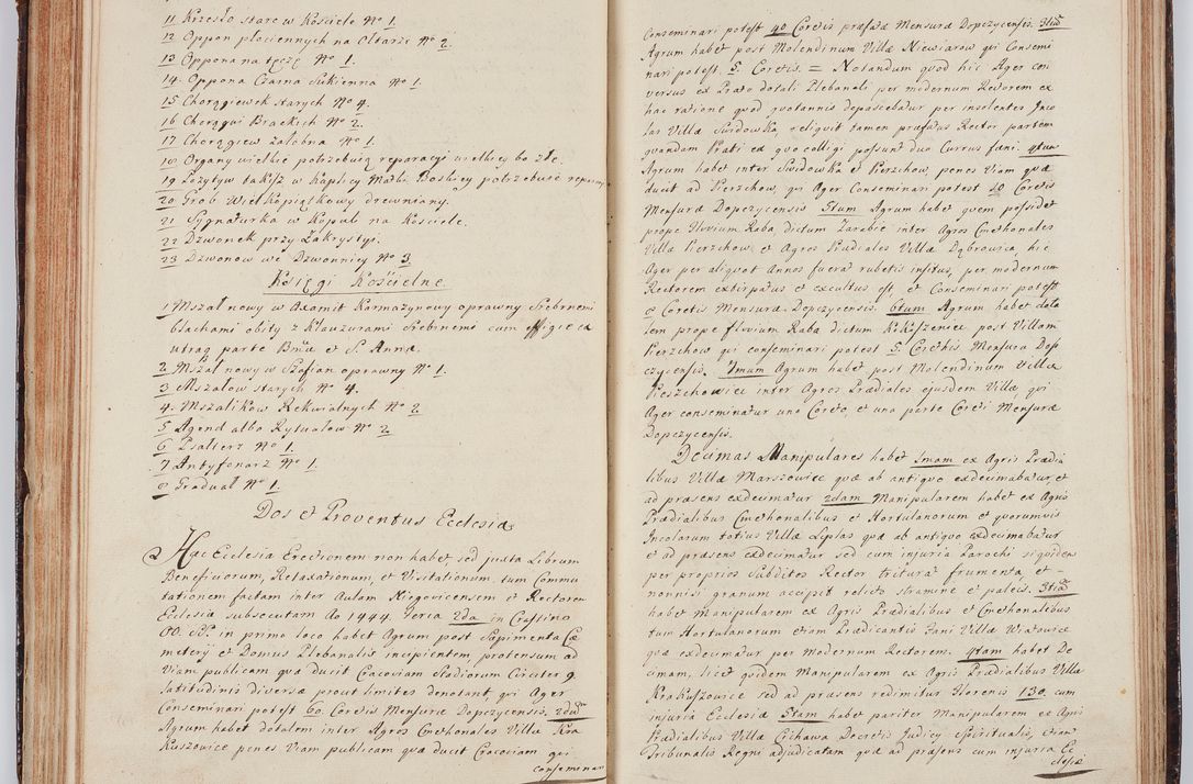 Zdjęcie nr 99 dla obiektu archiwalnego: Acta visitationis ecclesiarum in decanatu Wielicensi ex commissione Cel. Principis R.D. Andrea Stanislai Kostka comitis in Załuskie Załuski, episcopi Cracoviensis, ducis Severiae, per Franciscum Skarbek Borowski, canonicum cathedralem Cracoviensem, expeditae mense Septembri a.D. 1748