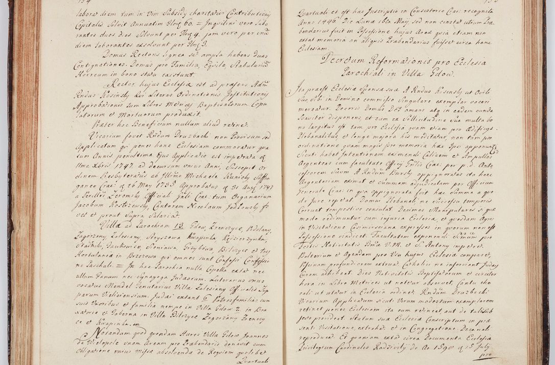 Zdjęcie nr 93 dla obiektu archiwalnego: Acta visitationis ecclesiarum in decanatu Wielicensi ex commissione Cel. Principis R.D. Andrea Stanislai Kostka comitis in Załuskie Załuski, episcopi Cracoviensis, ducis Severiae, per Franciscum Skarbek Borowski, canonicum cathedralem Cracoviensem, expeditae mense Septembri a.D. 1748