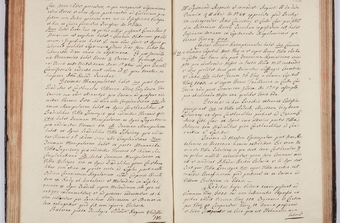 Zdjęcie nr 92 dla obiektu archiwalnego: Acta visitationis ecclesiarum in decanatu Wielicensi ex commissione Cel. Principis R.D. Andrea Stanislai Kostka comitis in Załuskie Załuski, episcopi Cracoviensis, ducis Severiae, per Franciscum Skarbek Borowski, canonicum cathedralem Cracoviensem, expeditae mense Septembri a.D. 1748