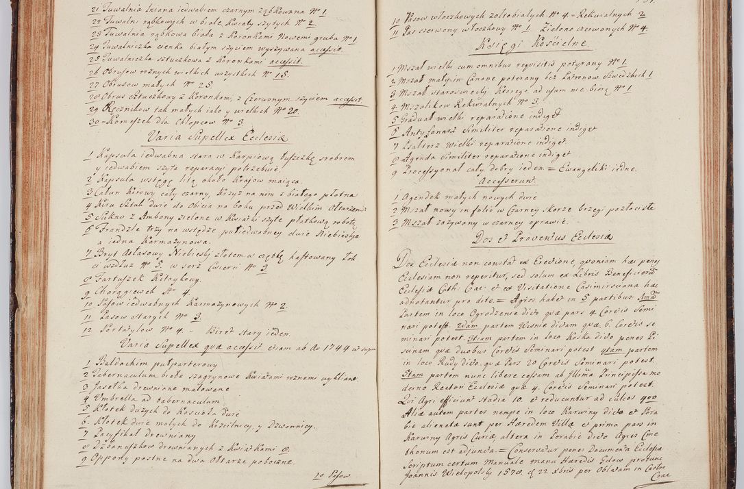 Zdjęcie nr 91 dla obiektu archiwalnego: Acta visitationis ecclesiarum in decanatu Wielicensi ex commissione Cel. Principis R.D. Andrea Stanislai Kostka comitis in Załuskie Załuski, episcopi Cracoviensis, ducis Severiae, per Franciscum Skarbek Borowski, canonicum cathedralem Cracoviensem, expeditae mense Septembri a.D. 1748
