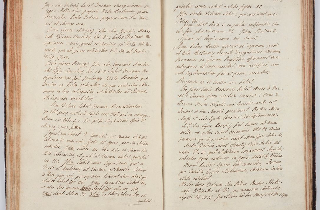 Zdjęcie nr 73 dla obiektu archiwalnego: Acta visitationis ecclesiarum in decanatu Wielicensi ex commissione Cel. Principis R.D. Andrea Stanislai Kostka comitis in Załuskie Załuski, episcopi Cracoviensis, ducis Severiae, per Franciscum Skarbek Borowski, canonicum cathedralem Cracoviensem, expeditae mense Septembri a.D. 1748