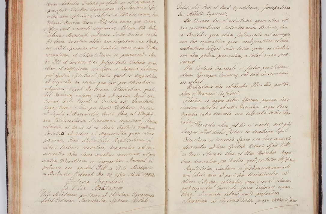 Zdjęcie nr 61 dla obiektu archiwalnego: Acta visitationis ecclesiarum in decanatu Wielicensi ex commissione Cel. Principis R.D. Andrea Stanislai Kostka comitis in Załuskie Załuski, episcopi Cracoviensis, ducis Severiae, per Franciscum Skarbek Borowski, canonicum cathedralem Cracoviensem, expeditae mense Septembri a.D. 1748