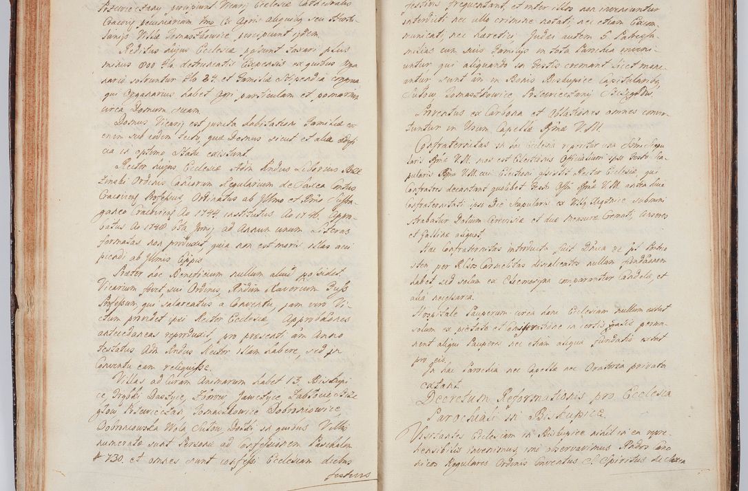 Zdjęcie nr 59 dla obiektu archiwalnego: Acta visitationis ecclesiarum in decanatu Wielicensi ex commissione Cel. Principis R.D. Andrea Stanislai Kostka comitis in Załuskie Załuski, episcopi Cracoviensis, ducis Severiae, per Franciscum Skarbek Borowski, canonicum cathedralem Cracoviensem, expeditae mense Septembri a.D. 1748