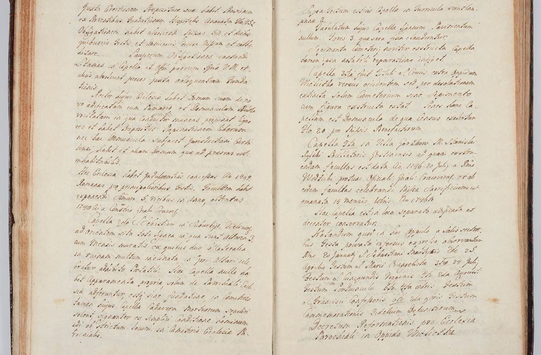 Zdjęcie nr 47 dla obiektu archiwalnego: Acta visitationis ecclesiarum in decanatu Wielicensi ex commissione Cel. Principis R.D. Andrea Stanislai Kostka comitis in Załuskie Załuski, episcopi Cracoviensis, ducis Severiae, per Franciscum Skarbek Borowski, canonicum cathedralem Cracoviensem, expeditae mense Septembri a.D. 1748