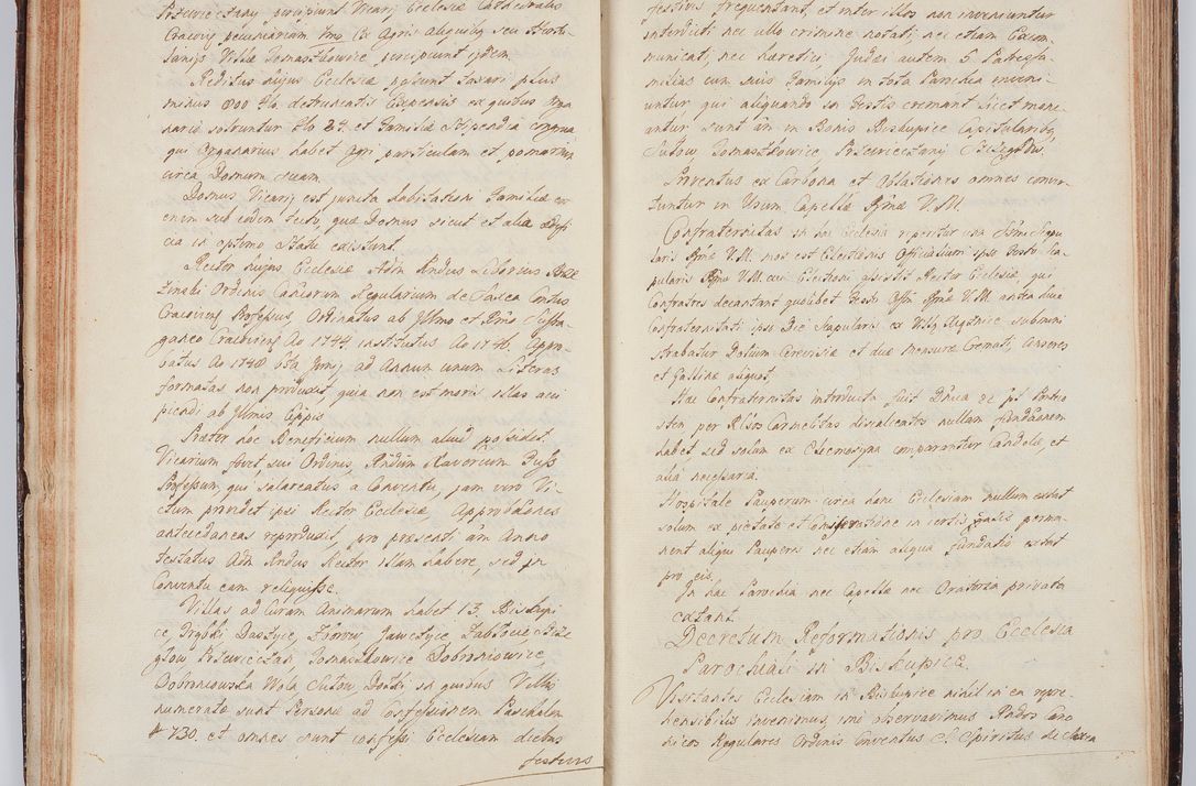 Zdjęcie nr 60 dla obiektu archiwalnego: Acta visitationis ecclesiarum in decanatu Wielicensi ex commissione Cel. Principis R.D. Andrea Stanislai Kostka comitis in Załuskie Załuski, episcopi Cracoviensis, ducis Severiae, per Franciscum Skarbek Borowski, canonicum cathedralem Cracoviensem, expeditae mense Septembri a.D. 1748