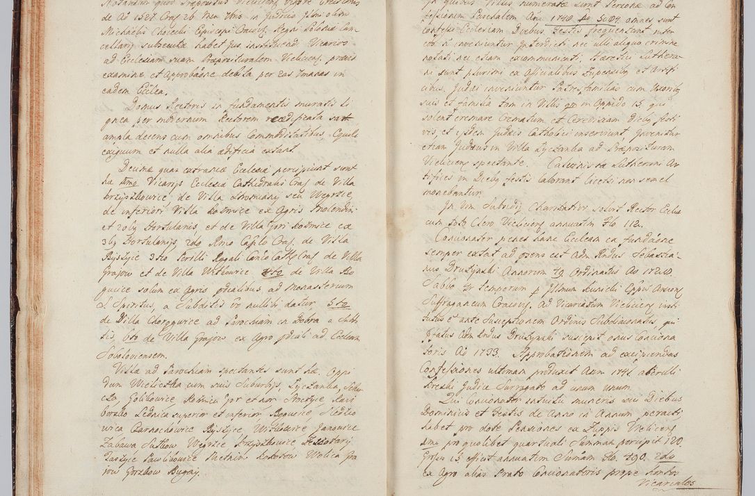 Zdjęcie nr 27 dla obiektu archiwalnego: Acta visitationis ecclesiarum in decanatu Wielicensi ex commissione Cel. Principis R.D. Andrea Stanislai Kostka comitis in Załuskie Załuski, episcopi Cracoviensis, ducis Severiae, per Franciscum Skarbek Borowski, canonicum cathedralem Cracoviensem, expeditae mense Septembri a.D. 1748