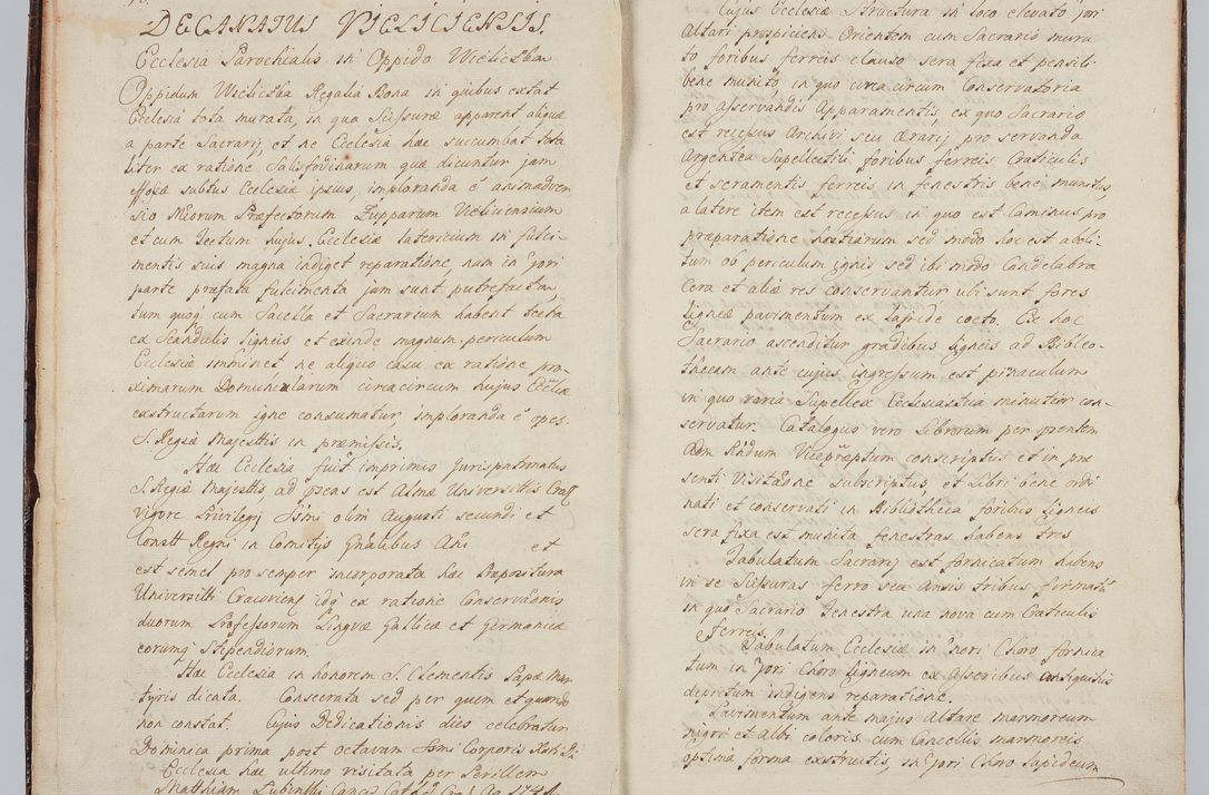 Zdjęcie nr 13 dla obiektu archiwalnego: Acta visitationis ecclesiarum in decanatu Wielicensi ex commissione Cel. Principis R.D. Andrea Stanislai Kostka comitis in Załuskie Załuski, episcopi Cracoviensis, ducis Severiae, per Franciscum Skarbek Borowski, canonicum cathedralem Cracoviensem, expeditae mense Septembri a.D. 1748