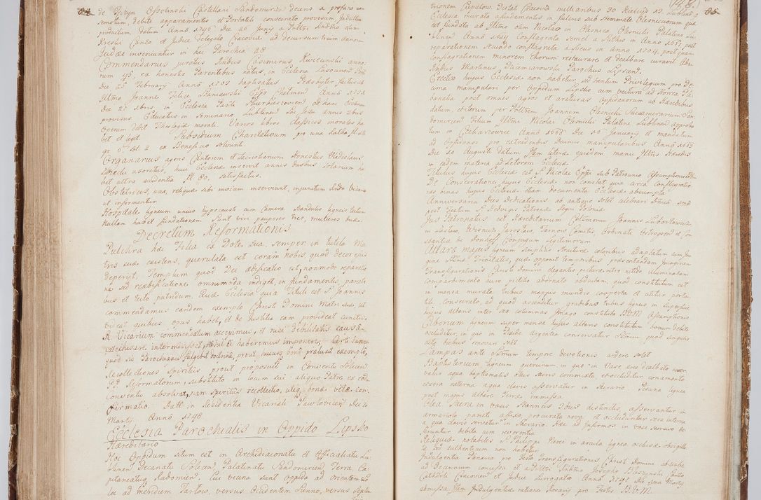 Zdjęcie nr 166 dla obiektu archiwalnego: Visitatio in archidiaconatu Lublinensi duorum decanatuum, nempe: Casimiriensis et Solecensis sub auspiciis Cel. Principis R.D. Andreae Stanislai Kostka in Załuskie Załuski, episcopi Cracoviensis, ducis Severiae, per me Casimirium Josephum Dziewulski, cantorem Collegiatae Opatoviensis, praepositum Wislicensem, parochum Chmieloviensem, decanum Sochaczoviensem a.D. 1748 expedita