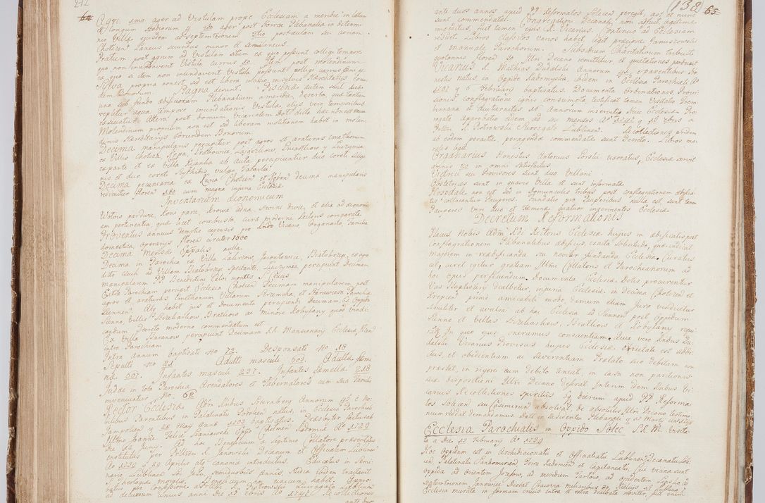 Zdjęcie nr 156 dla obiektu archiwalnego: Visitatio in archidiaconatu Lublinensi duorum decanatuum, nempe: Casimiriensis et Solecensis sub auspiciis Cel. Principis R.D. Andreae Stanislai Kostka in Załuskie Załuski, episcopi Cracoviensis, ducis Severiae, per me Casimirium Josephum Dziewulski, cantorem Collegiatae Opatoviensis, praepositum Wislicensem, parochum Chmieloviensem, decanum Sochaczoviensem a.D. 1748 expedita