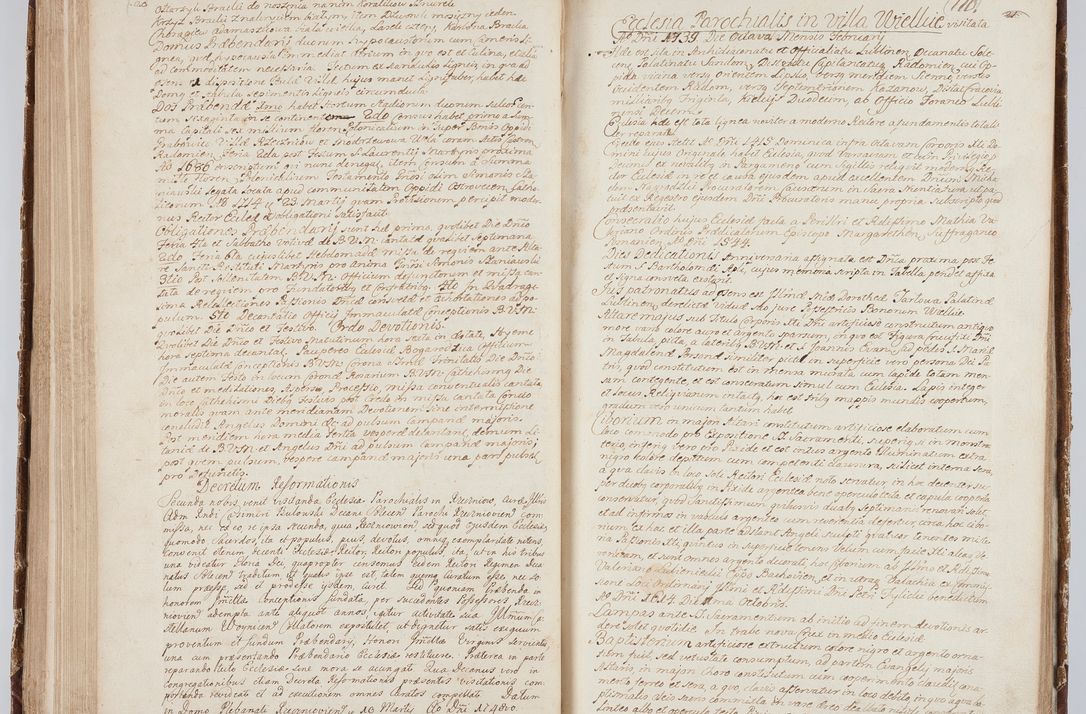 Zdjęcie nr 134 dla obiektu archiwalnego: Visitatio in archidiaconatu Lublinensi duorum decanatuum, nempe: Casimiriensis et Solecensis sub auspiciis Cel. Principis R.D. Andreae Stanislai Kostka in Załuskie Załuski, episcopi Cracoviensis, ducis Severiae, per me Casimirium Josephum Dziewulski, cantorem Collegiatae Opatoviensis, praepositum Wislicensem, parochum Chmieloviensem, decanum Sochaczoviensem a.D. 1748 expedita