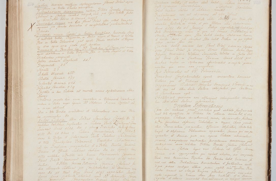 Zdjęcie nr 123 dla obiektu archiwalnego: Visitatio in archidiaconatu Lublinensi duorum decanatuum, nempe: Casimiriensis et Solecensis sub auspiciis Cel. Principis R.D. Andreae Stanislai Kostka in Załuskie Załuski, episcopi Cracoviensis, ducis Severiae, per me Casimirium Josephum Dziewulski, cantorem Collegiatae Opatoviensis, praepositum Wislicensem, parochum Chmieloviensem, decanum Sochaczoviensem a.D. 1748 expedita