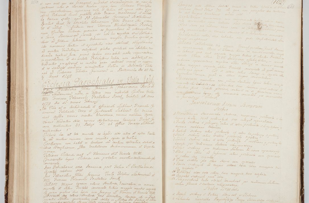 Zdjęcie nr 119 dla obiektu archiwalnego: Visitatio in archidiaconatu Lublinensi duorum decanatuum, nempe: Casimiriensis et Solecensis sub auspiciis Cel. Principis R.D. Andreae Stanislai Kostka in Załuskie Załuski, episcopi Cracoviensis, ducis Severiae, per me Casimirium Josephum Dziewulski, cantorem Collegiatae Opatoviensis, praepositum Wislicensem, parochum Chmieloviensem, decanum Sochaczoviensem a.D. 1748 expedita