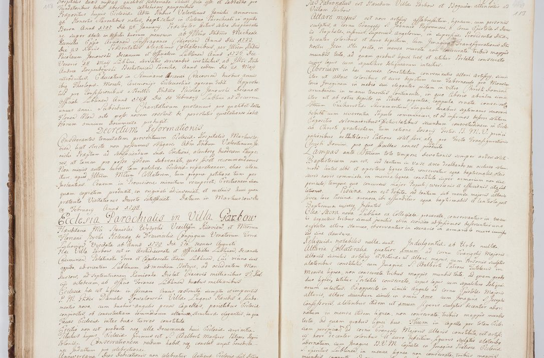 Zdjęcie nr 75 dla obiektu archiwalnego: Visitatio in archidiaconatu Lublinensi duorum decanatuum, nempe: Casimiriensis et Solecensis sub auspiciis Cel. Principis R.D. Andreae Stanislai Kostka in Załuskie Załuski, episcopi Cracoviensis, ducis Severiae, per me Casimirium Josephum Dziewulski, cantorem Collegiatae Opatoviensis, praepositum Wislicensem, parochum Chmieloviensem, decanum Sochaczoviensem a.D. 1748 expedita