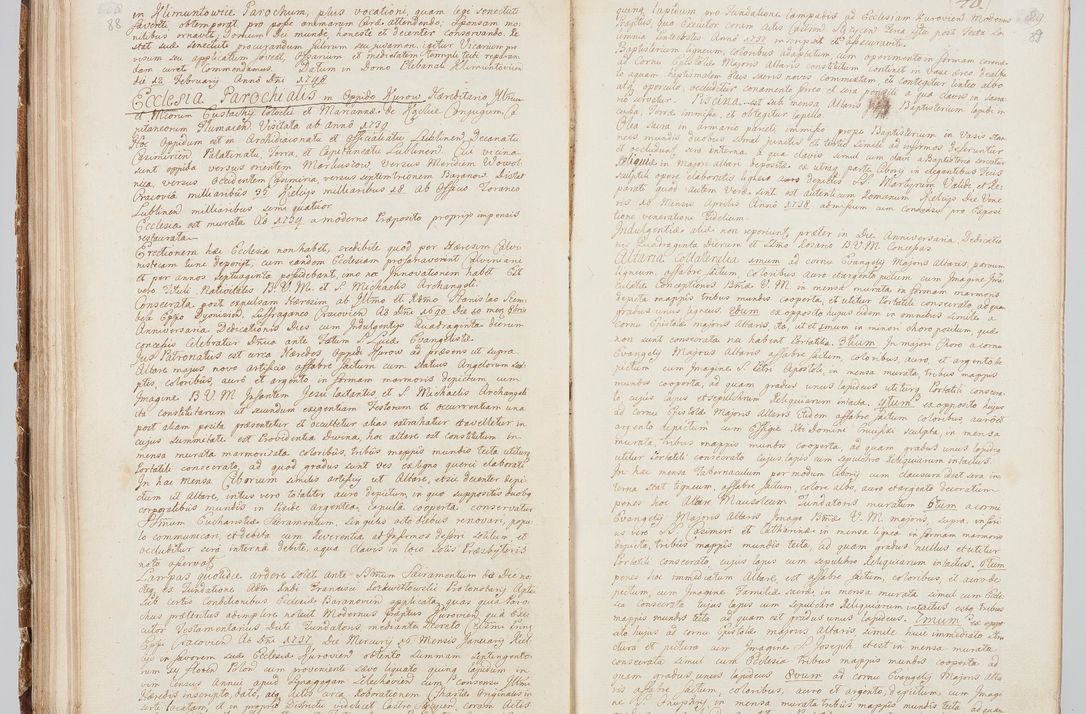 Zdjęcie nr 56 dla obiektu archiwalnego: Visitatio in archidiaconatu Lublinensi duorum decanatuum, nempe: Casimiriensis et Solecensis sub auspiciis Cel. Principis R.D. Andreae Stanislai Kostka in Załuskie Załuski, episcopi Cracoviensis, ducis Severiae, per me Casimirium Josephum Dziewulski, cantorem Collegiatae Opatoviensis, praepositum Wislicensem, parochum Chmieloviensem, decanum Sochaczoviensem a.D. 1748 expedita